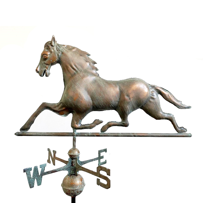 Montague Metal Products banderuola 61 cm con Cavallo Ornamento Montague Metal Products banderuola 61 cm con Cavallo Ornamento