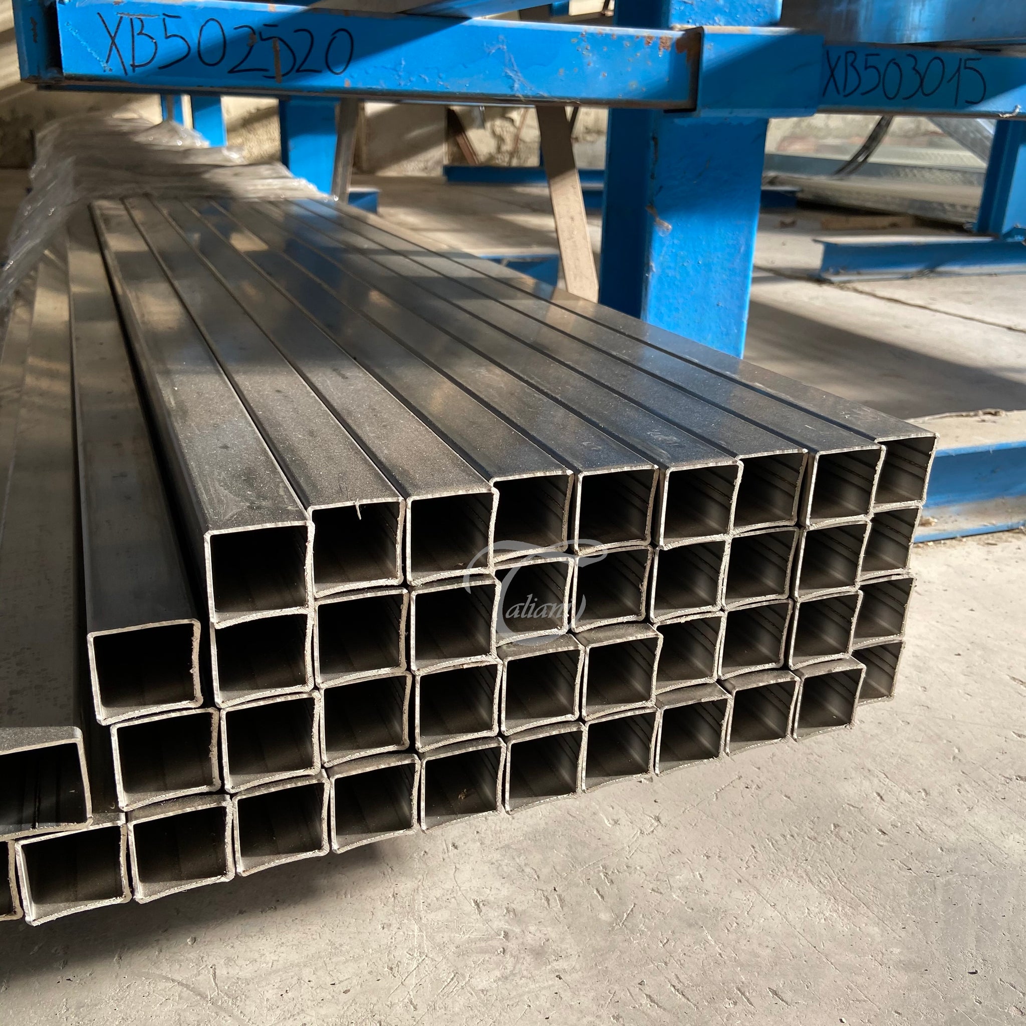 Tubo Quadro In Acciaio 70x50x3 Mm S235JR - Lunghezza 1100 Mm - Profilo Cavo Rettangolare