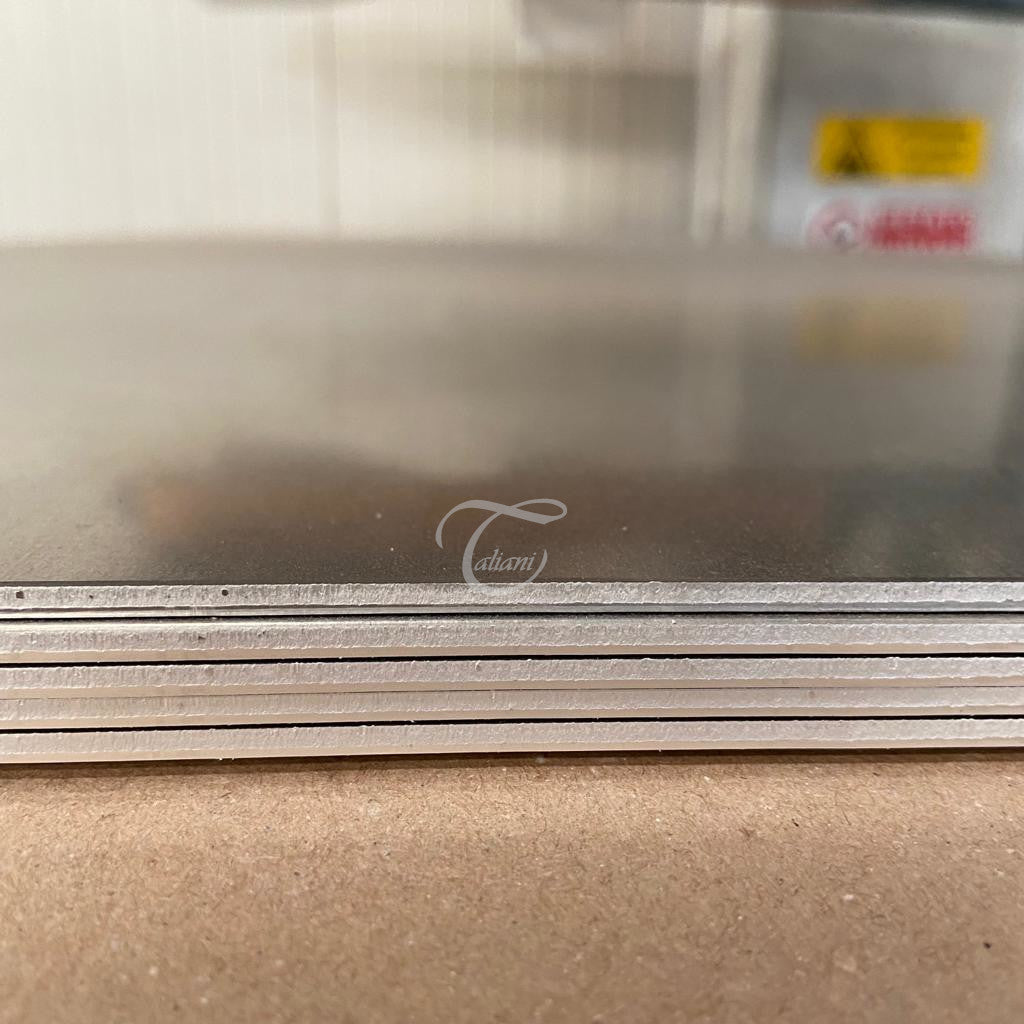 Lamiera Alluminio 1 Mm, Formato 100x1000 Mm, Qualità Al99,5%, Con Pellicola Protettiva Su Un Lato
