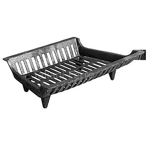 Griglia Brucialegna Per Camino 40cm - Ferro Battuto Artigianale Made In Italy